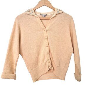 1950s Lofties Designed by Laurence Vintage Cream Cardigan